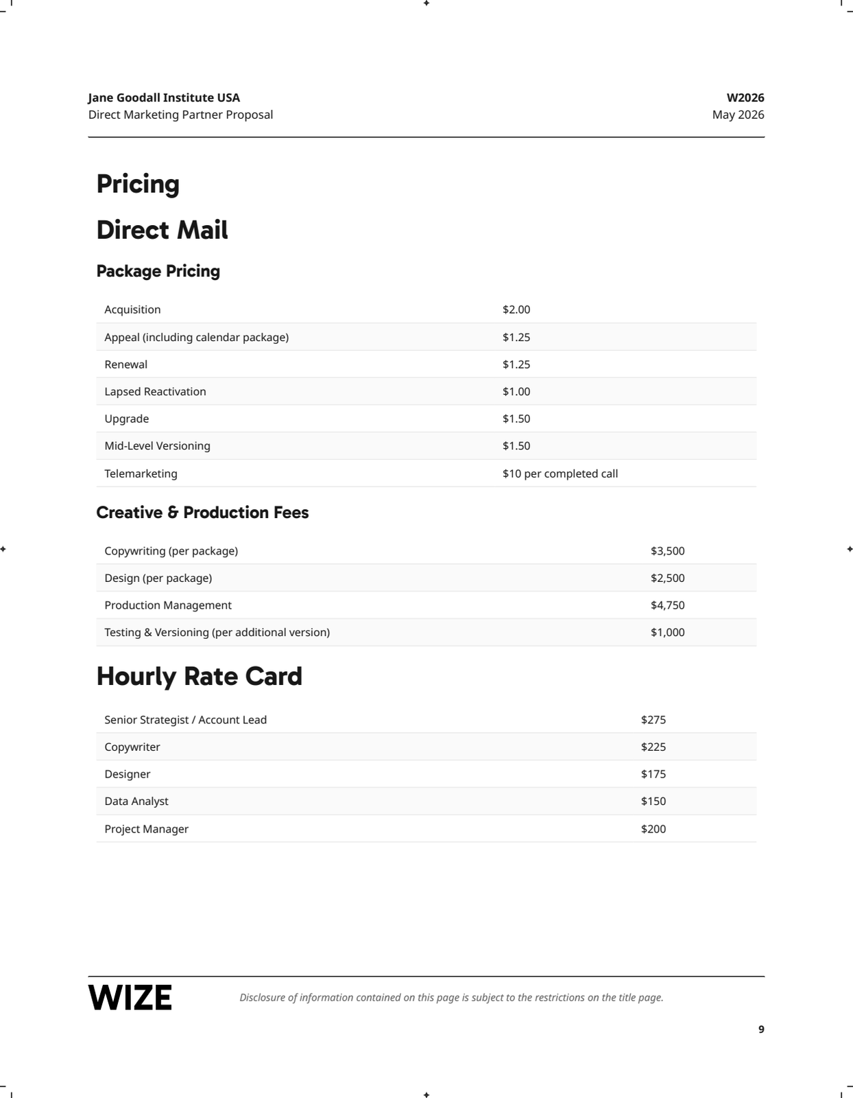Page 9: 09-pricing-directmail